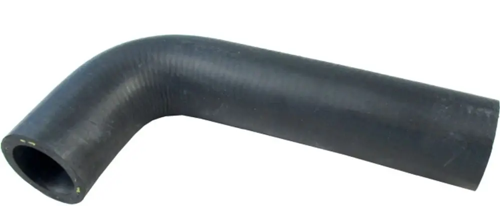 Schwarzer, gebogener Schlauch aus EPDM-Material, geeignet für verschiedene Anwendungen. Hergestellt für Produkte von Wolf.